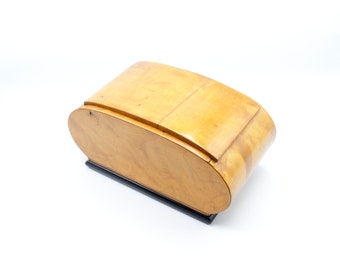 Vintage Handcrafted Wood Storage Box