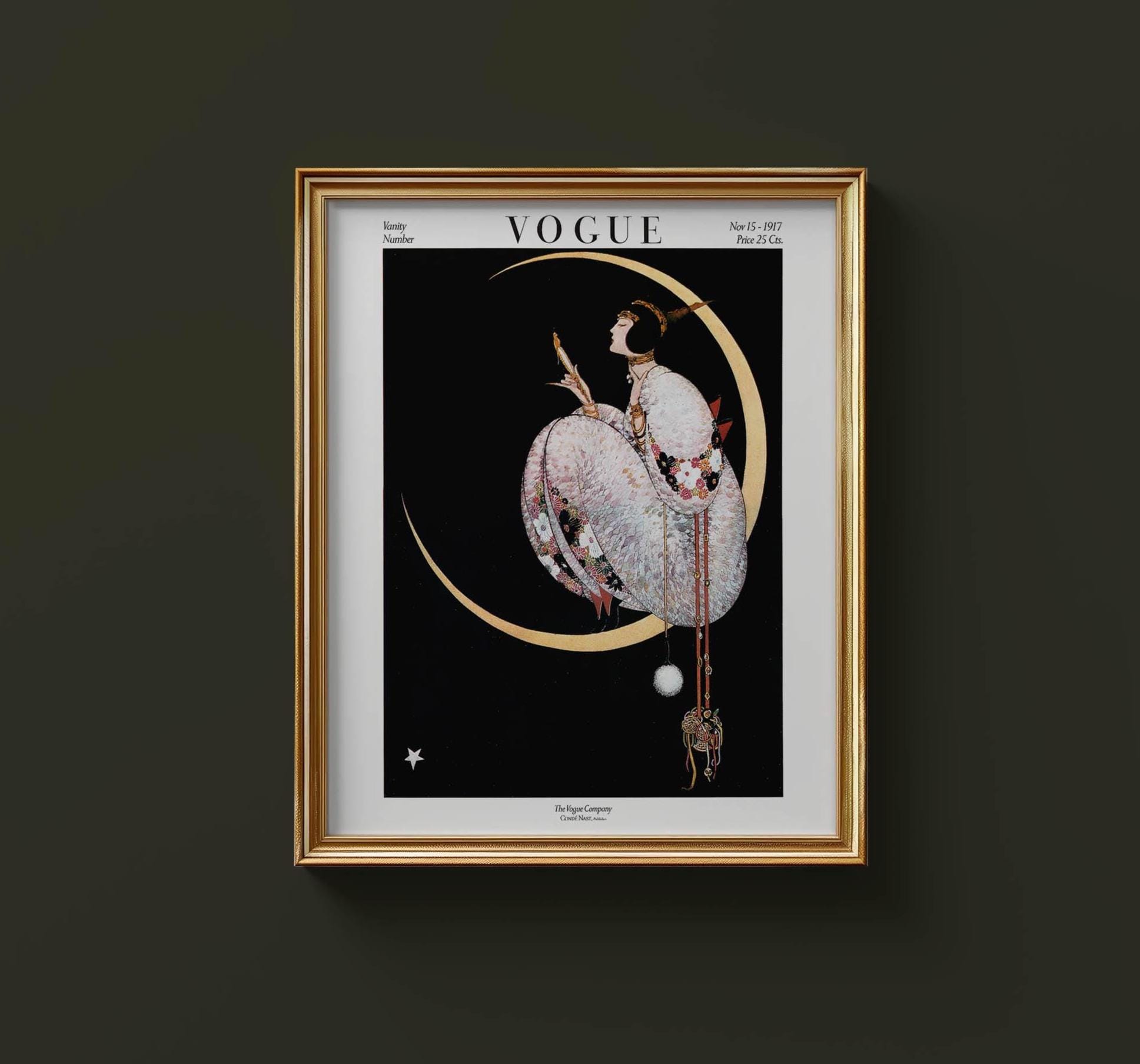 ビンテージ　VOGUE MOON スカーフ　アート　絵画　シルク100% レトロ ビンテージ VOGUE MOON スカーフ アート 絵画 シルク100% レトロ