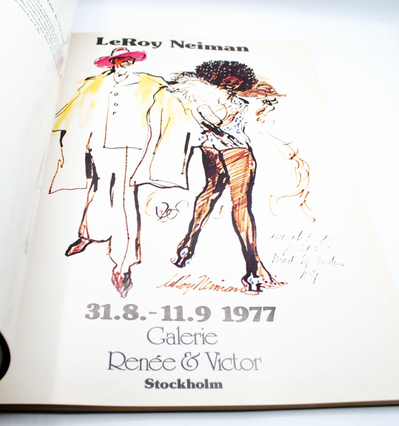 Vintage LeRoy Neiman Poster Book, 1980 image 3