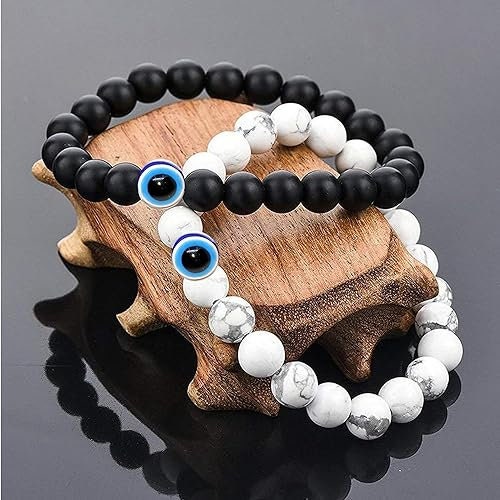 Crystu Black Thread Handmade Evil Eye Nazariya Bracelet for Unisex Adult  Keeps you safe and secure from Evil & Negative Pack of Combo 2 pc