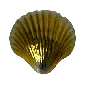 Robert Held Glass Paperweight Iridescent Shell Blown Ornament Art Collection Y2K Vintage
