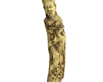 Estatua de Shoulao de estilo Hollywood Regency, figura grande, símbolo de protección asiática de mediados de siglo, años 70, Día de la Madre