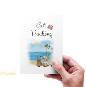 Get Packing Surprise Trip Card Printable Reveal A Surprise | Etsy
