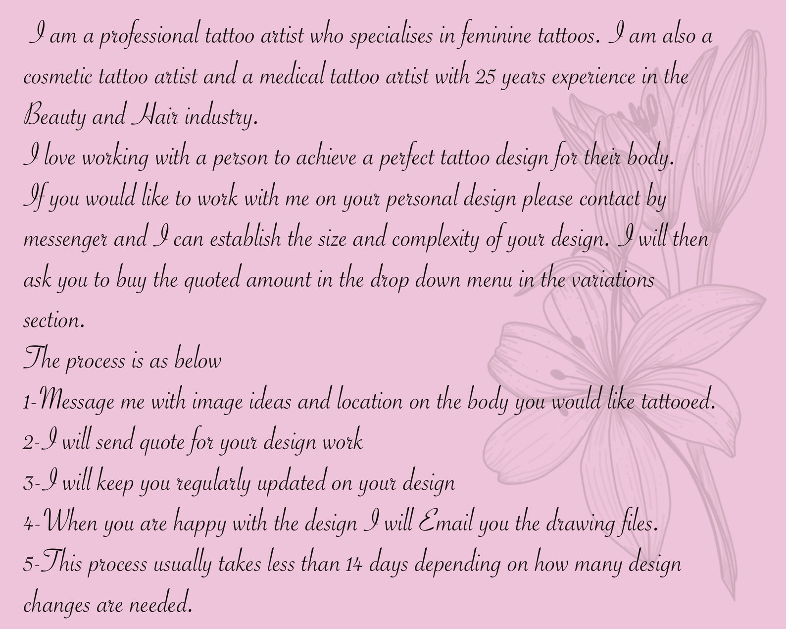 Custom Tattoo Design Tattoo Commission Personalised Tattoo Etsy