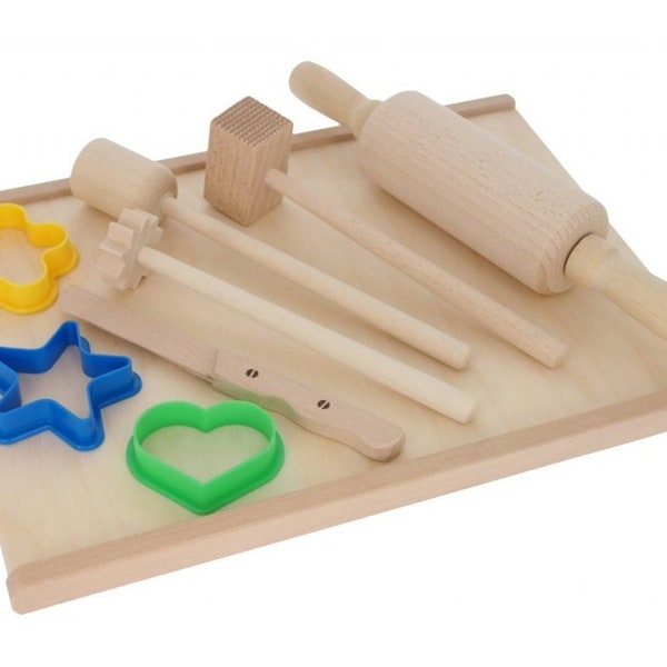 Kitchen set for children in wood - From 3 years old