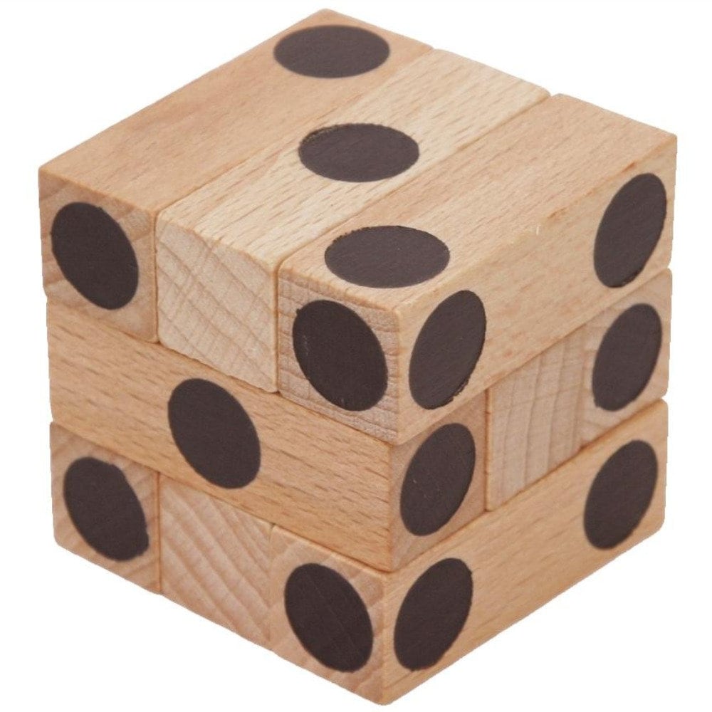 Casse Tete Cube Bois Cube casse-tête en bois Dé | Etsy
