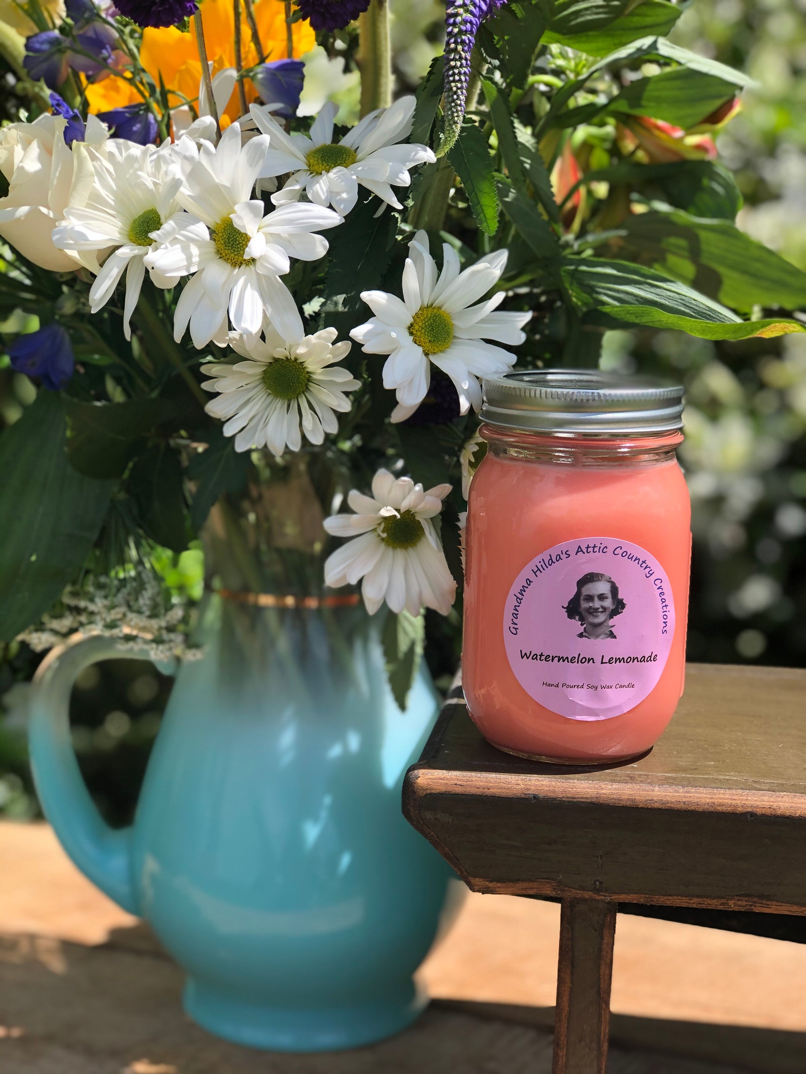 Watermelon Lemonade 16 oz. Hand Poured Soy Wax Candle Etsy
