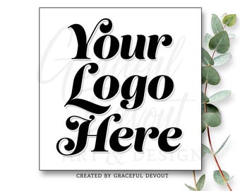 Your Logo Here - 2" (inch), Square Stickers, Business Logo, Personalized, Custom Logo, Small Business Stickers, Packaging Decor, Stickers.