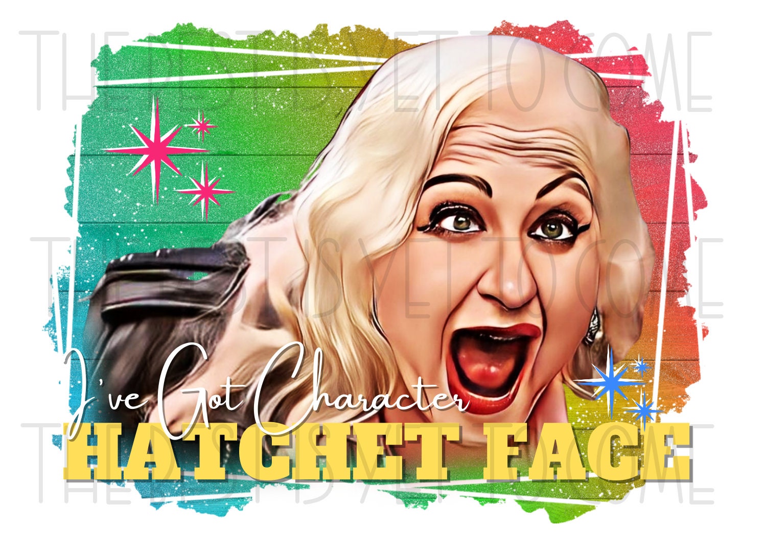 Hatchet face cry baby
