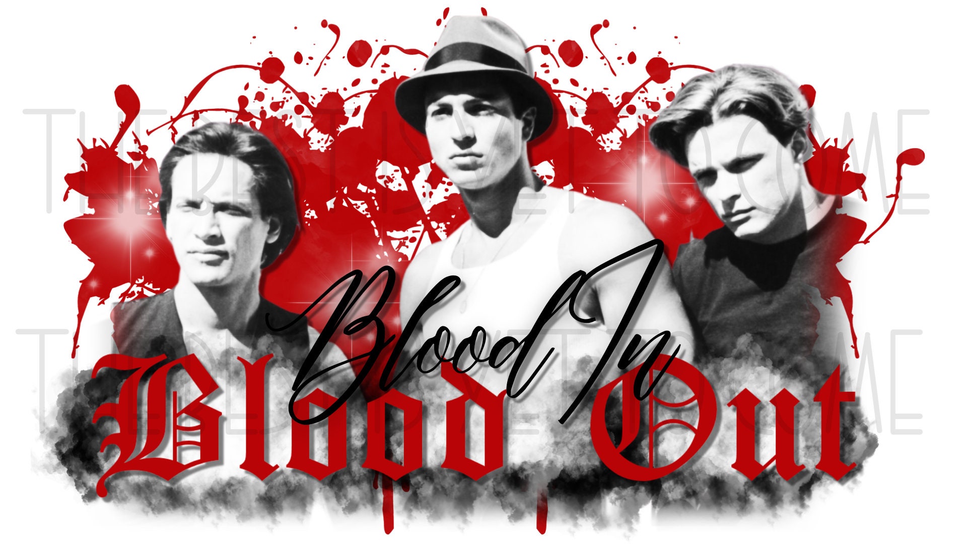 Buy Blood in Blood Out Digital Download PNG File Online in India  Etsy
