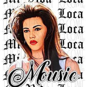Mousie Mi Vida Loca gestapeld digitale download PNG-bestand