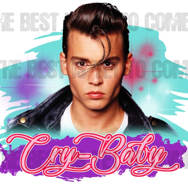Cry Baby *Johnny Depp Digital Download PNG File