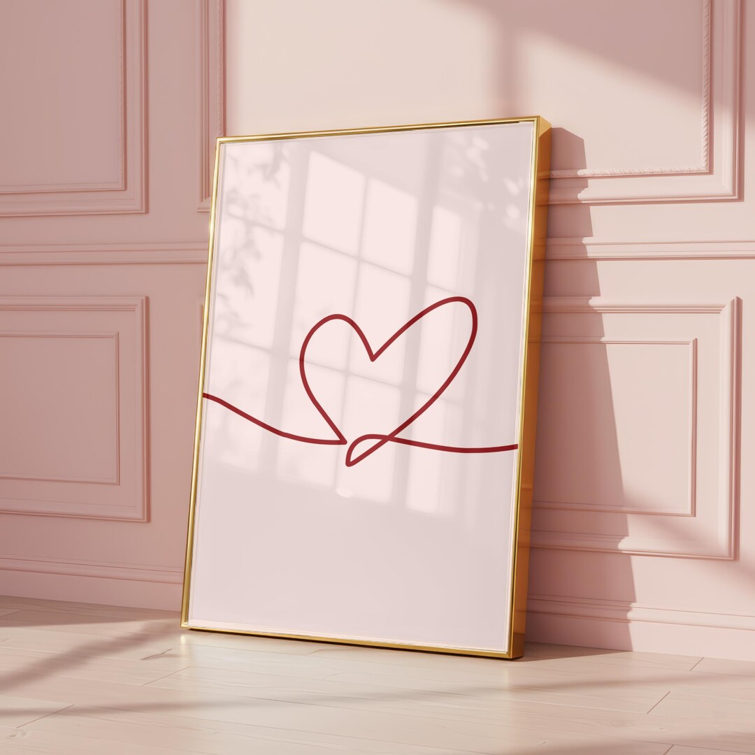minimalist-heart-line-art-print-red-pink-valentine-s-decor-digital