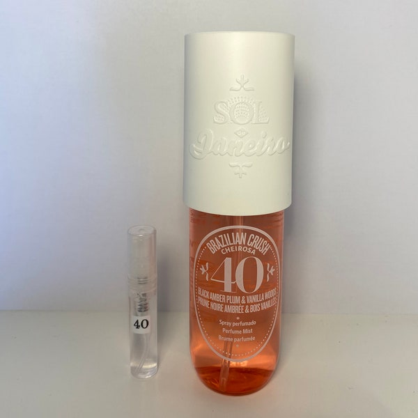 3ml Sol de jenerio 40 perfume sample tester small mini little spray travel real authentic