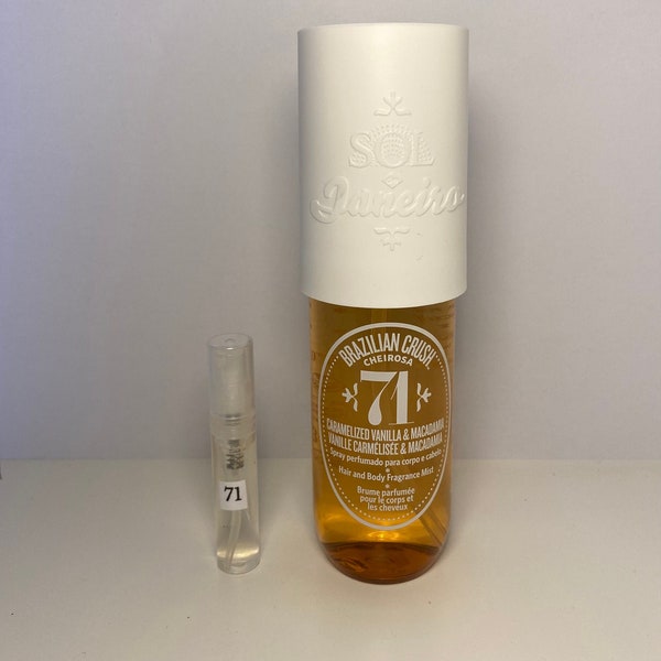 3ml Sol de jenerio 71 perfume sample tester small mini little spray travel real authentic