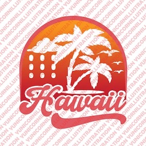 Hawaii Svg, Aloha Svg, Surfboard Svg, Summer, Beach, Surfing Svg Cut File for Cricut, Summertime Svg Shirt Design, Tropical Flowers Svg Png
