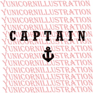 Sailing Couple SVG, Her Captain His Anchor, Captain First Mate, Matching Couples Outfit, His And Hers, Digital Cutting File