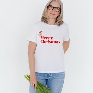 Christmas T-shirt Womens Christmas tshirt Christmas T-shirts for Women, Christmas Gift ,Merry Christmas Top
