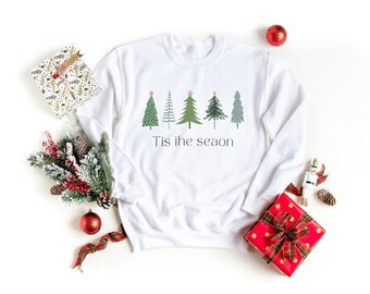 Tis The Season T-shirt, Tis the Season Top, Christmas Tshirts, Christmas, Christmas Tree Tshirt, Funny Christmas T-Shirts