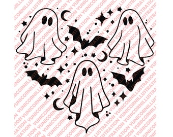 Ghost PNG, SVG, Funny Ghost Instant Download, Sublimation Graphics, Clipart, Halloween SVG, Cute Ghost png, Fun Halloween Design