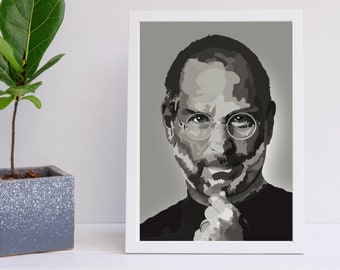 Steve Jobs Printable Poster - Etsy