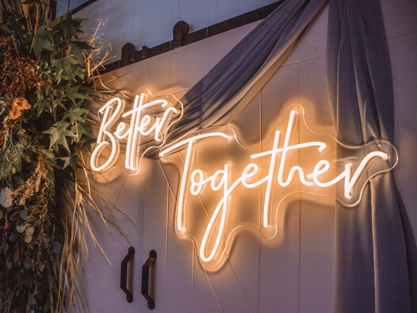 Custom Wedding neon sign for backdrop reception Etsy