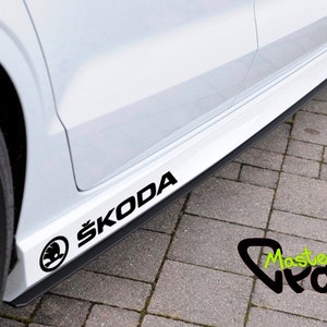 1pcs 80mm / 90mm Chrom Auto Front Hood Emblem Decal Rear Trunk Insignia  Badge Aufkleber für Skoda Citigo Fabia Kamiq Karoq Kodiaq Octavia Rapid