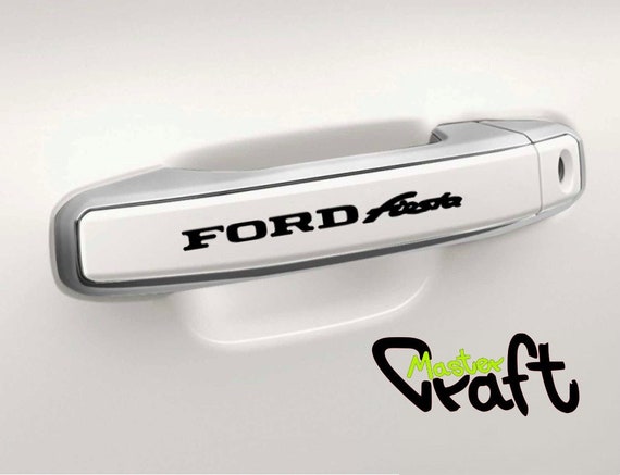 Ford Fiesta 35 Farbe Auto Türgriff Glanz Vinyl Aufkleber Aufkleber Set mit  4 - .de