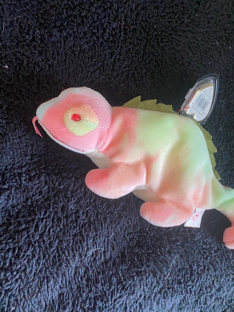 Ty Beanie Babies 1997 iggy the Iguana | Etsy