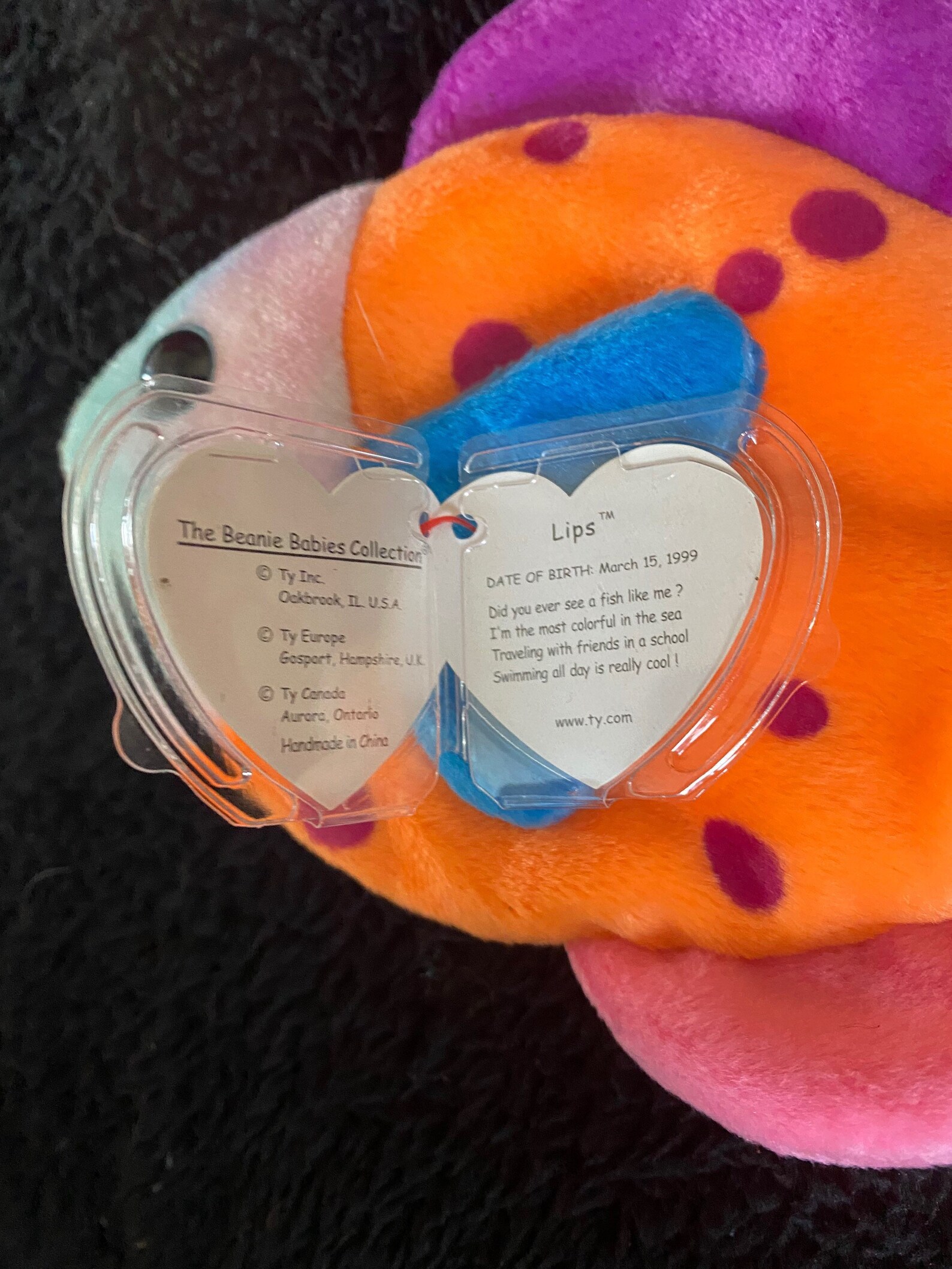 Lips ty beanie baby Etsy