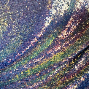 sequins 4 way stretch  sequin iredesen lila  fabric  sold by the yard