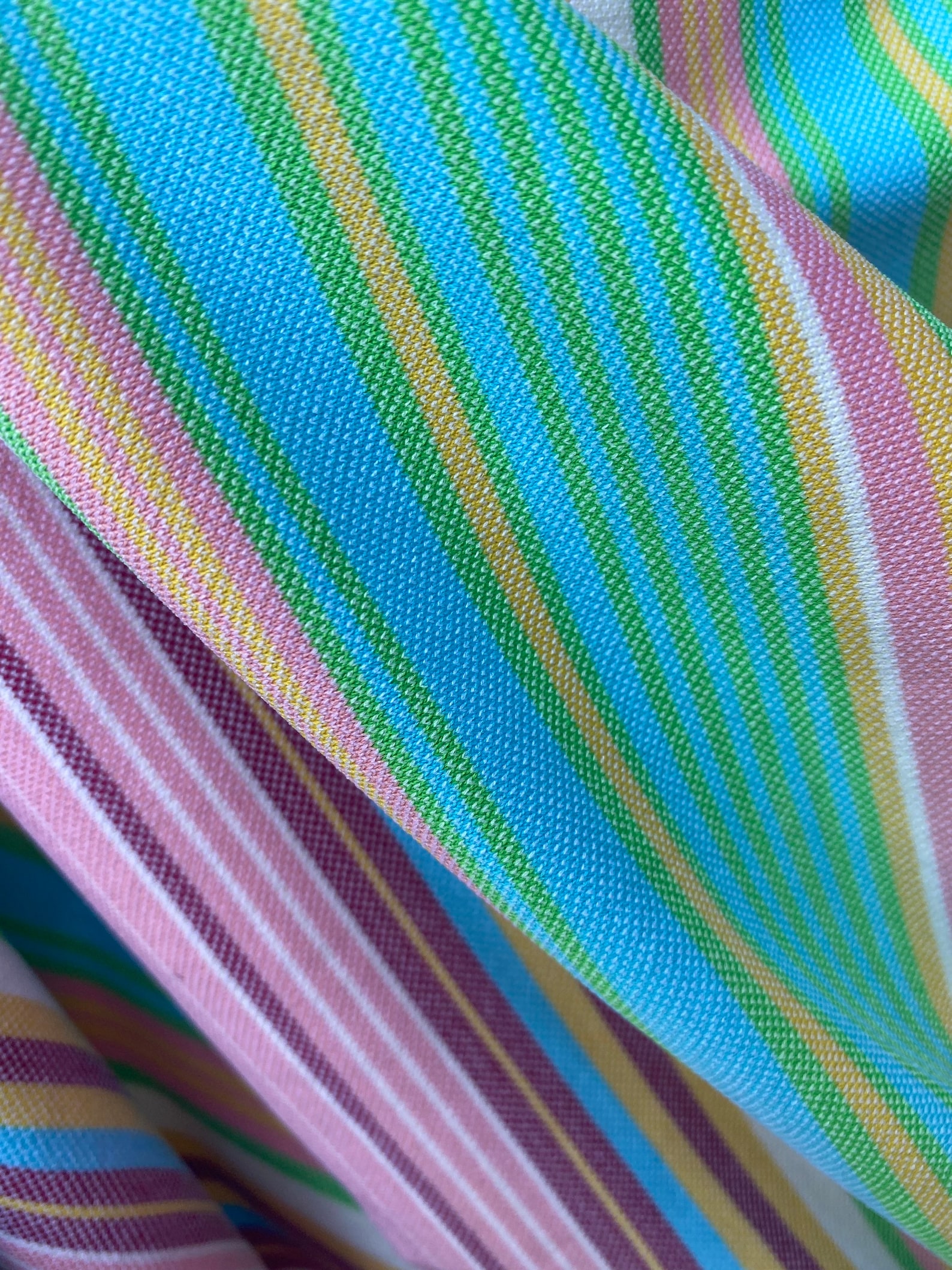 Rainbow triped print 4 way Stretch Spandex Lycra Fabric sold | Etsy