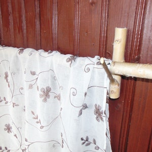 Birchwood curtain rod,window pole,natural wood curtain rods,rustic rods,window treatment,birch wood  window decoration,windows decoration
