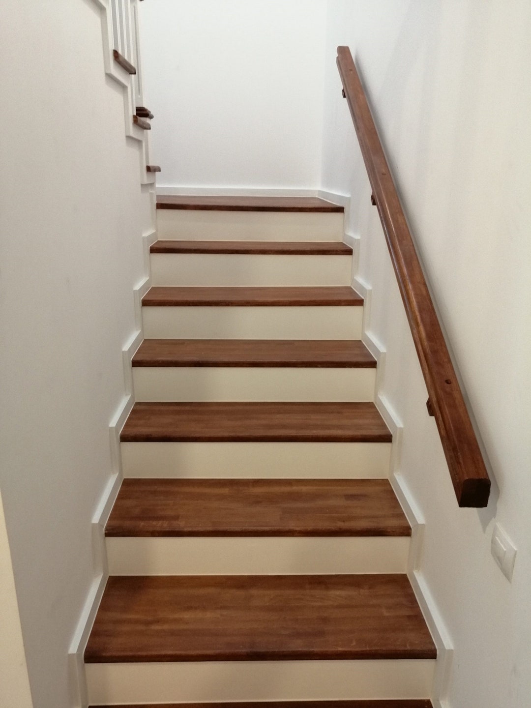 Barandilla de escalera – Pasamanos de montaje en pared – Barandillas de  mano para escaleras interiores, pasamanos de escalera de acrílico