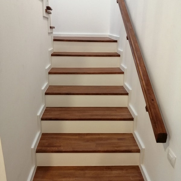 kit Stairs handrails,Guardrail,Stair Handrail Indoor-outdoor,Wooden Staircase Handrail,steel bracket,wall railings, multi-function handrails