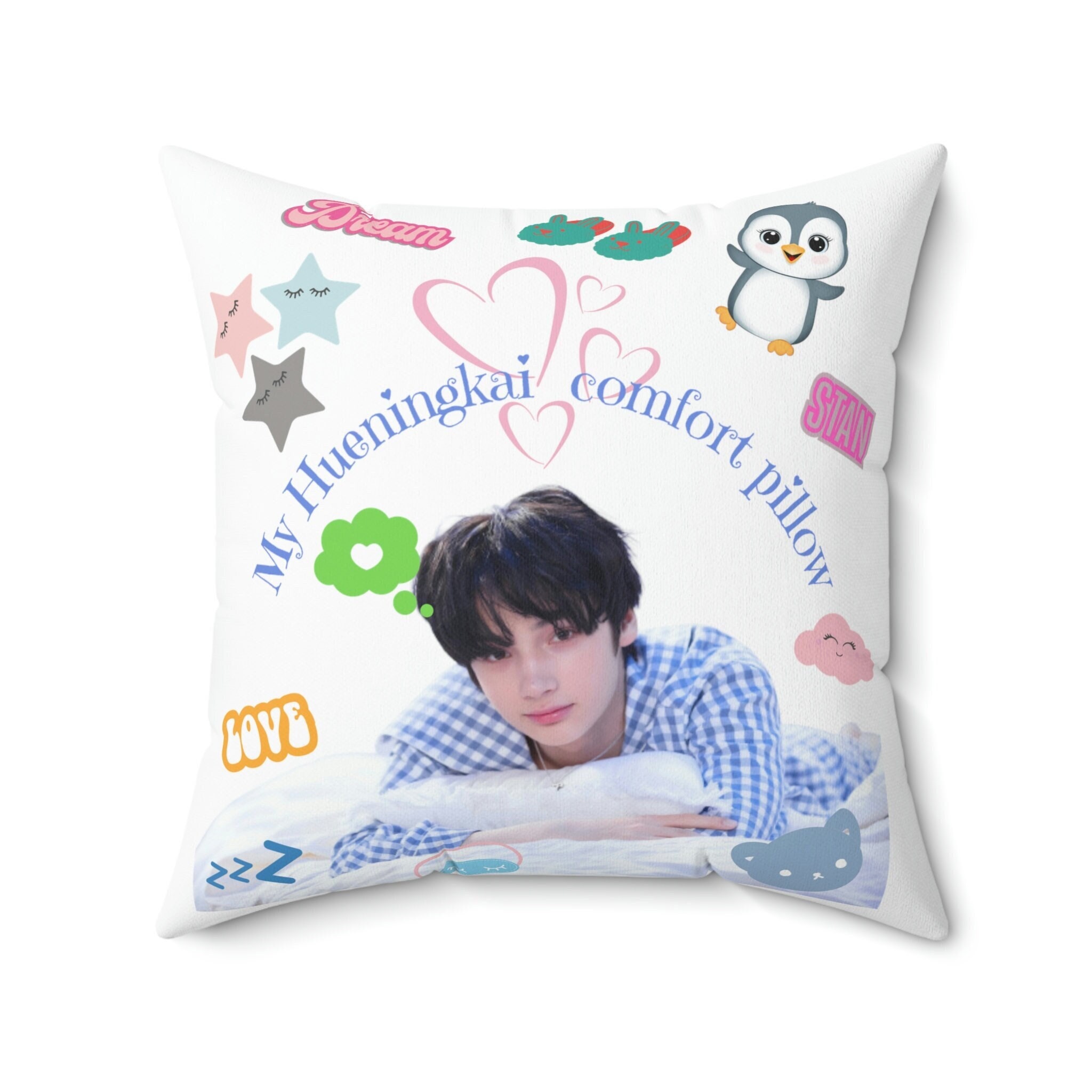 Home Cushion Cover, Photo Pillowcase, Zip Decor, Taekook