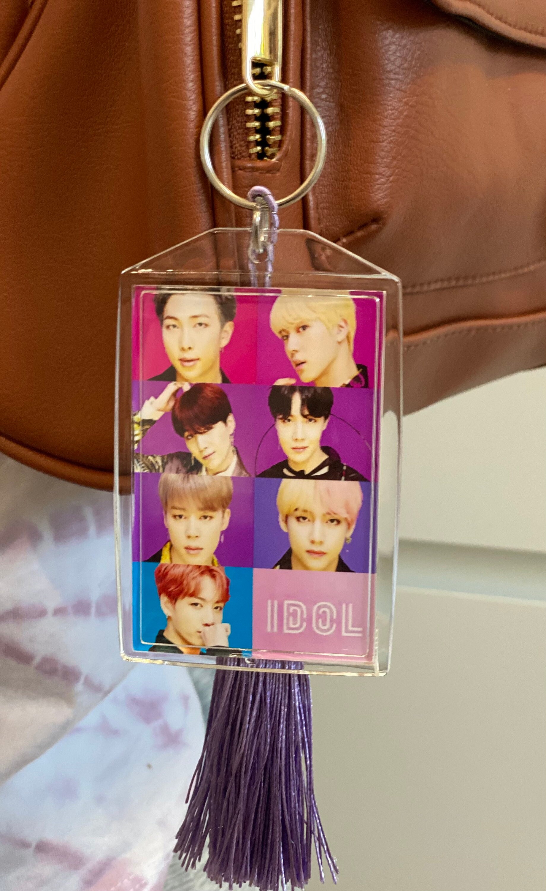 BTS inspired Idol keychain Etsy