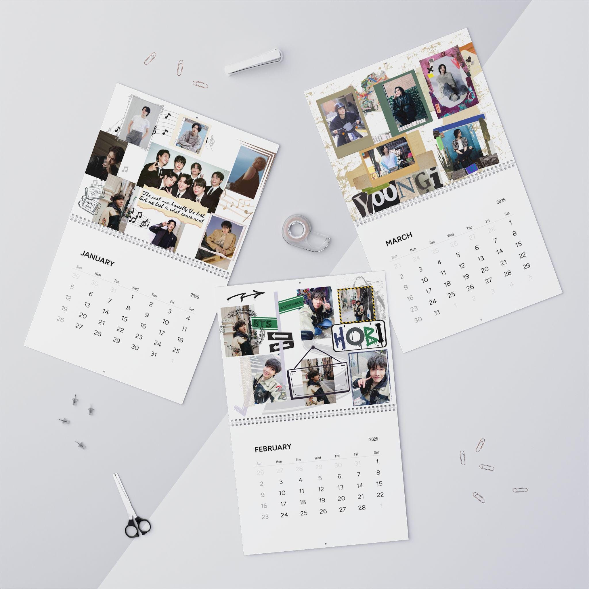 Jungkook Wall Calendar - Etsy