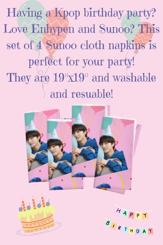 ENHYPEN SUNOO HAPPY BIRTHDAY HBD OFFICIAL GOODS 3D PHOTO NEW