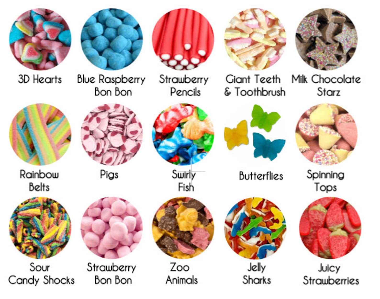 Sweet Filled Letters Sweet Treats Personalised Initial Etsy