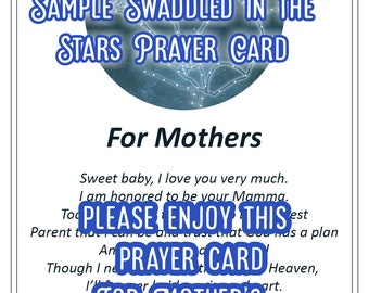 Miscarriage and Child loss Mother and Father Prayer Card