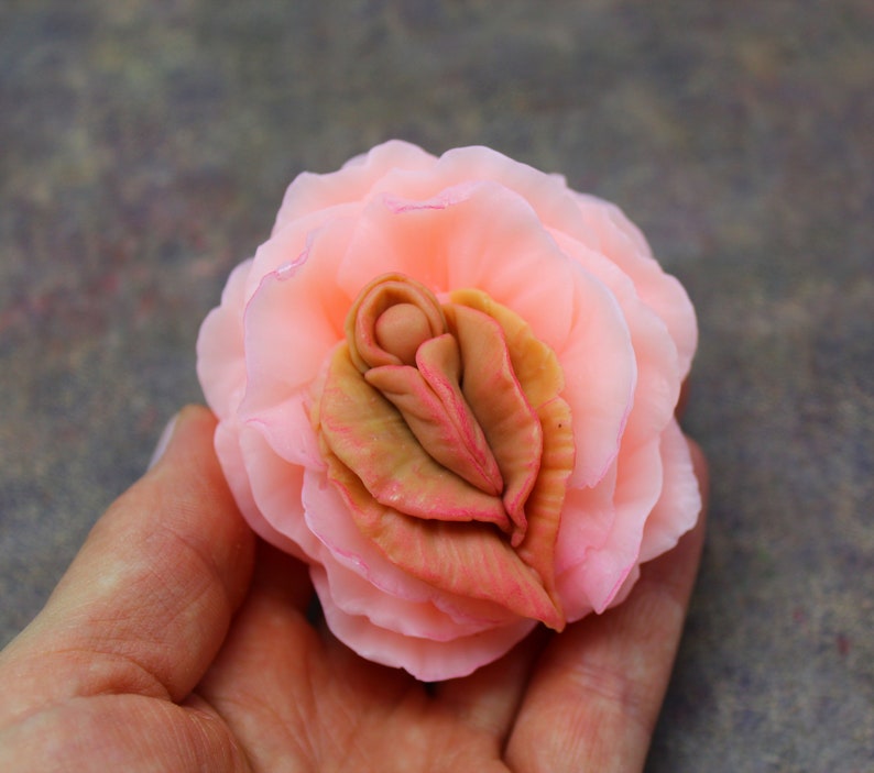 Stampo in silicone a fiore di vulva. Muffa di peonia della Etsy Italia