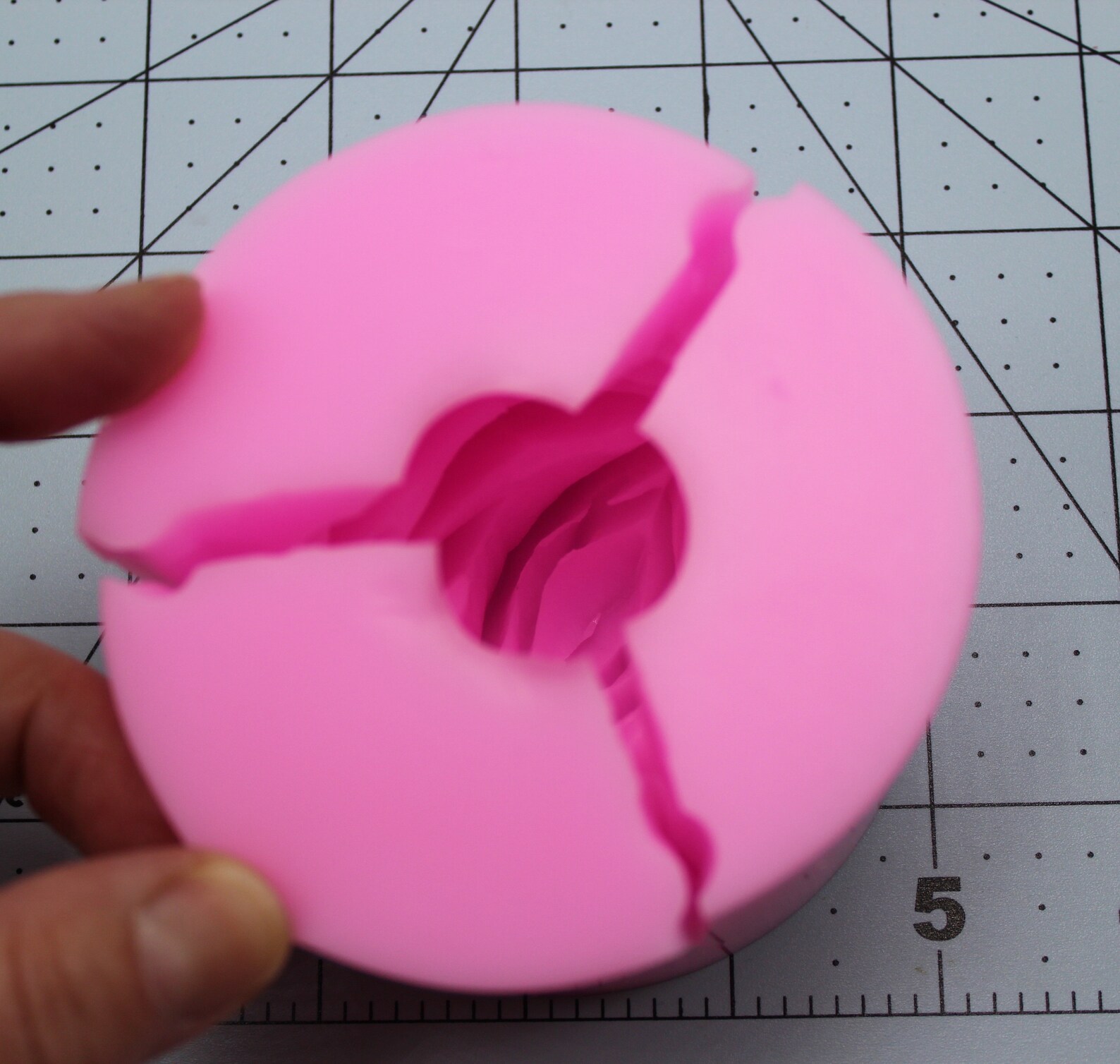 Vulva Rose Flower Silicone Mold Vagina Mold Yoni Mold Etsy