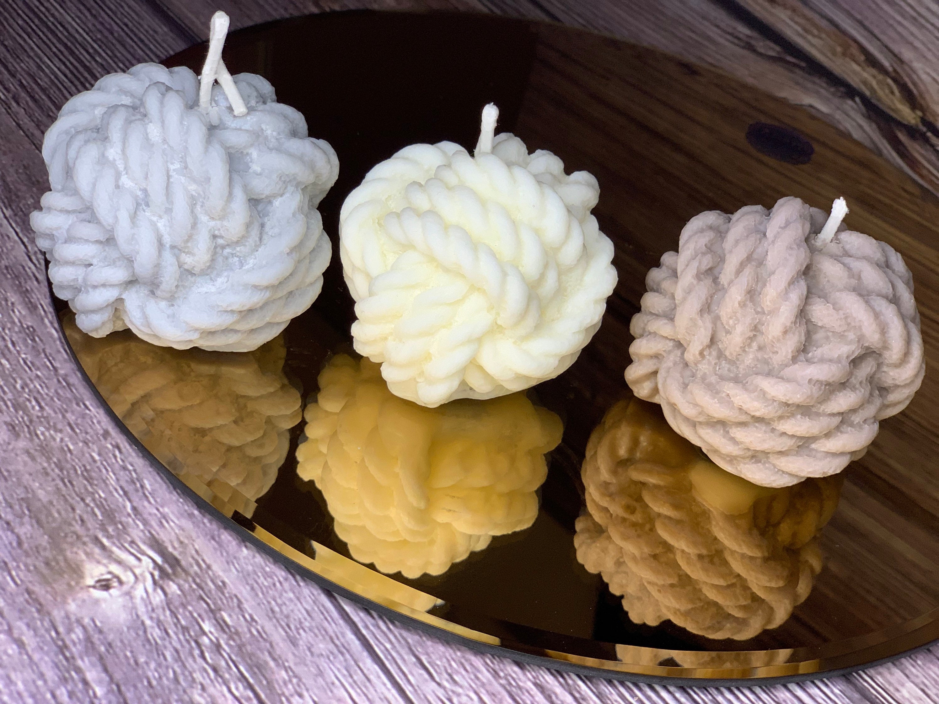 Knot Candle 2 Sizes Knot Candle Luxury Scented Gift Etsy