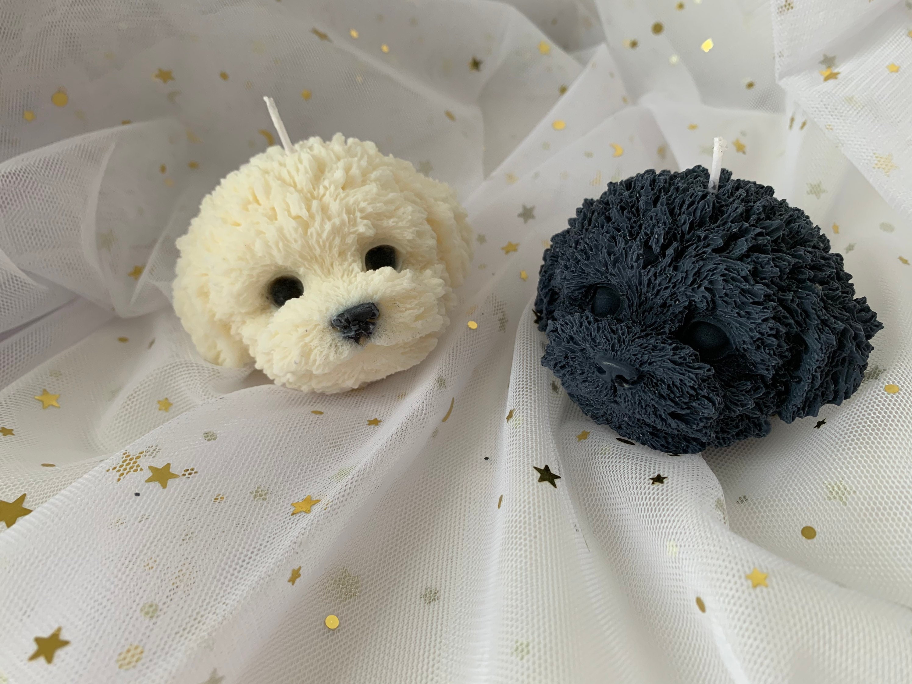 Dog candle Doggie Home Decor Gift Idea Table Etsy