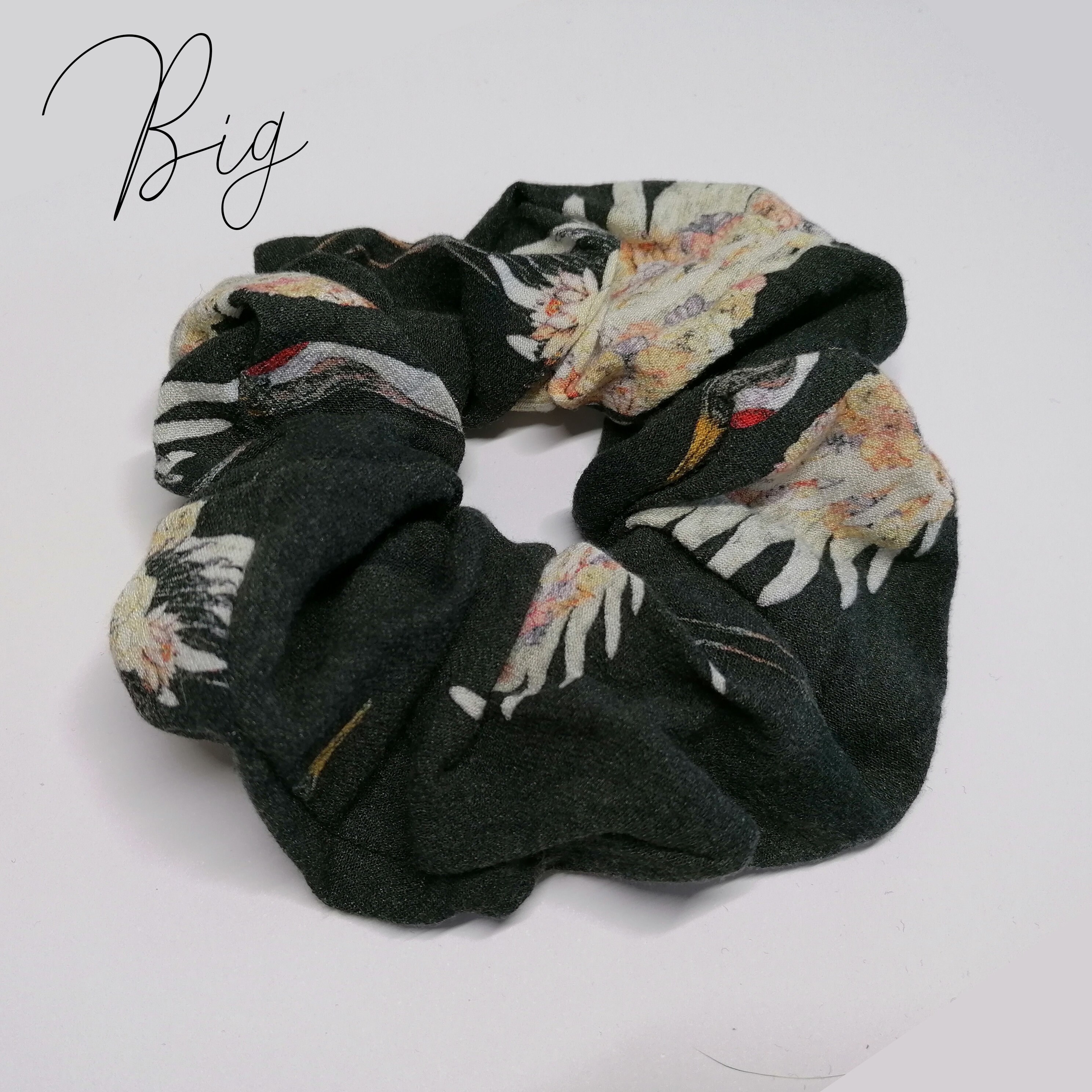 Japanischer Kranich Scrunchie BIG Etsy