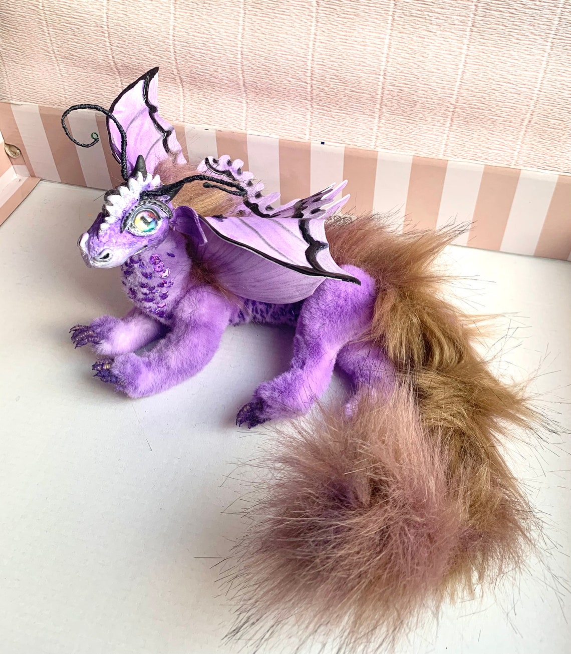 Dragon Plush Sisu dragon Soft Sculpture Art Doll Etsy