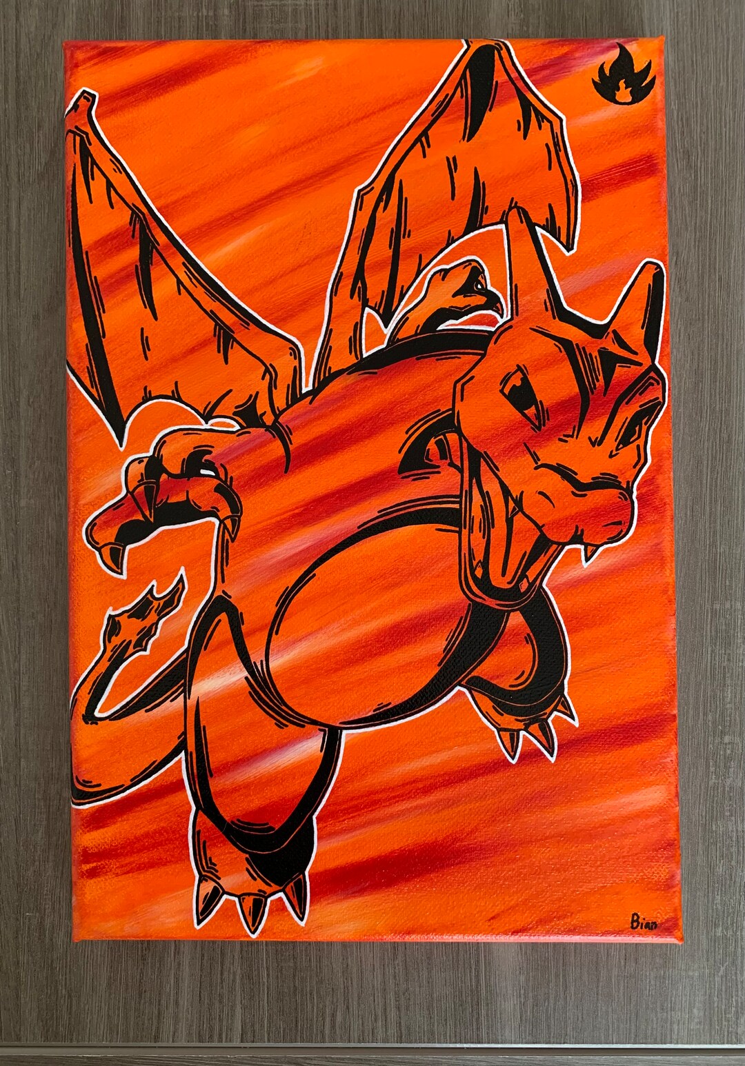 Chart Charizard Pokémon charizard - Etsy UK