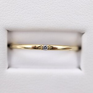 14 k gelb Micro Pflaster Diamant Frauen Hochzeit & Verlobungsring stapelbar Ring Jahrestag Ring Hochzeit Band Versprechen Ring Diamant Ring