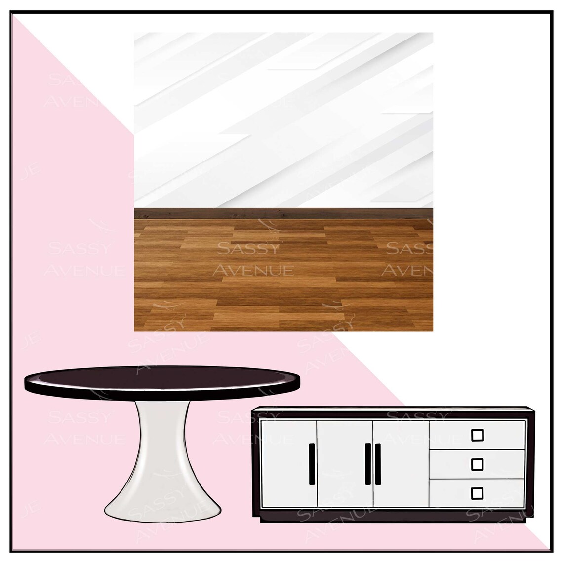 Living Room Scene Living Room Background Home Decor Etsy